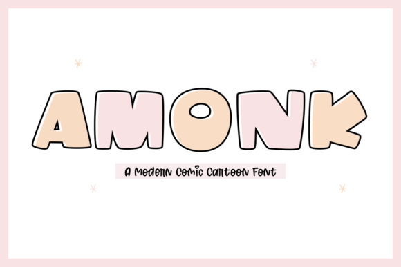 Amonk: A Bold and Distinctive Display Font