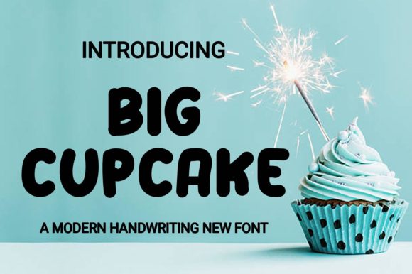 Big Cupcake: A Whimsical Display Font for Creative Projects