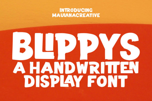 Blippys: A Fun and Bold Display Font for Web Design