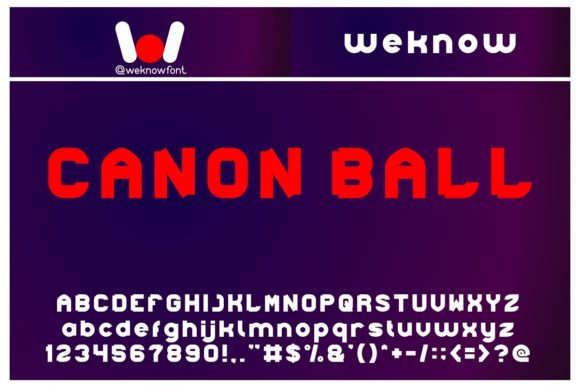 Canon Ball: The Bold Display Font for Eye-Catching Campaigns