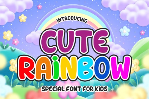 Cute Rainbow: A Fun and Friendly Display Font for Web Design