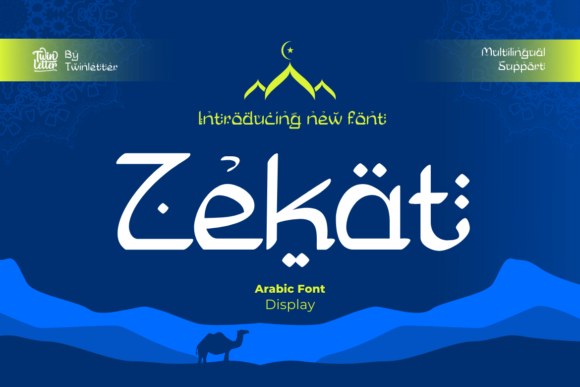Discover the Elegance of Zekat: A Premium Arabic Font