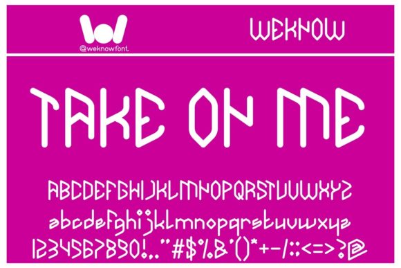 Discovering Take on Me: A Font for Bold Editorial Design