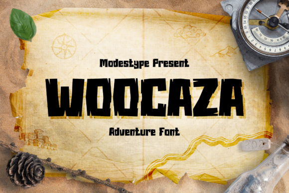 Discovering Woocaza: A Fun and Engaging Display Font