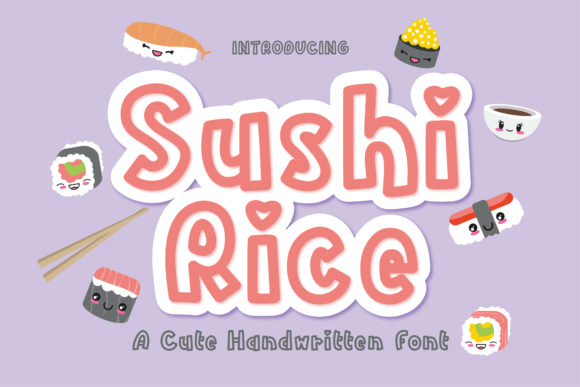 Enhance Your Brand with Sushi Rice: A Versatile Display Font