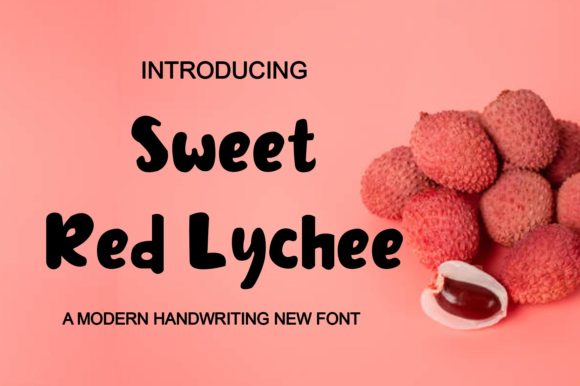 Enhance Your Brand with Sweet Red Lychee Font