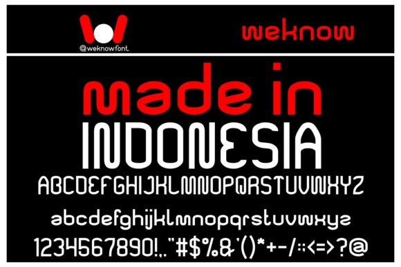 Enhance Your Campaigns with Made in Indonesia Font