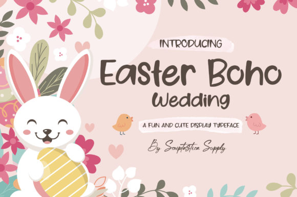 Enhance Your Web Design with Easter Boho Wedding Font