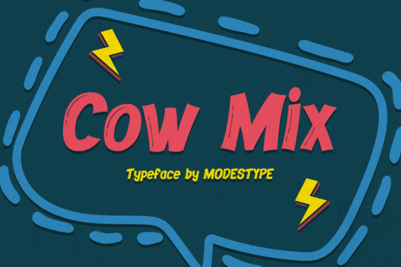 Exploring Cow Mix: A Font with Character