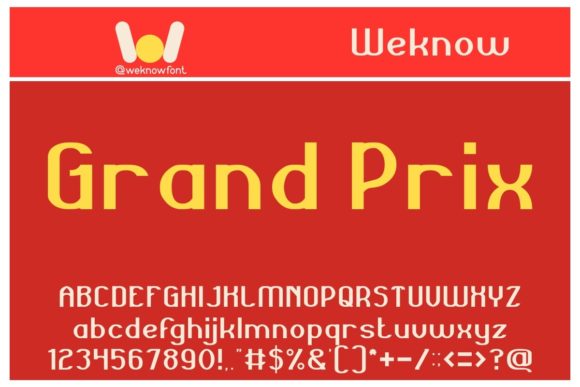 Grand Prix: A Premium Display Font for Bold Branding