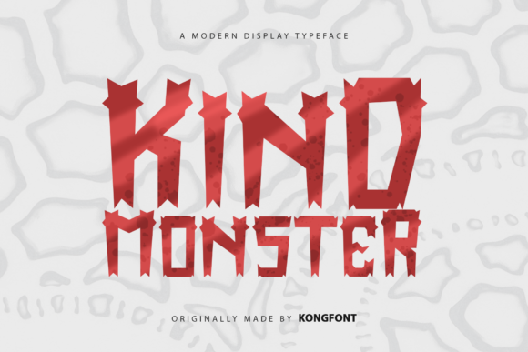 Kind Monster: A Whimsical Display Font for Modern Web Design