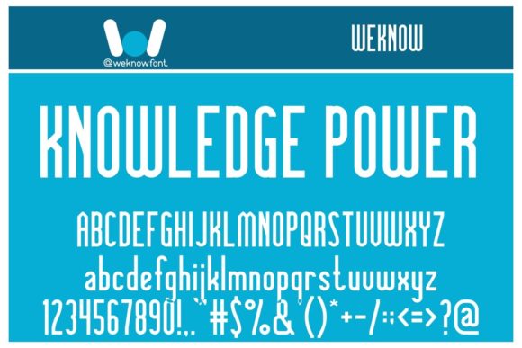 Knowledge Power: A Bold Statement in Typography