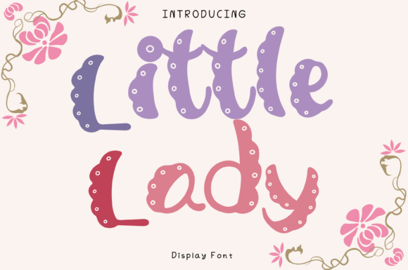 Little Lady Style: A Charming Display Font