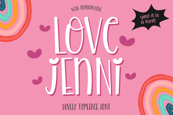 Love Jenni: A Playful Font for Eye-Catching Campaigns