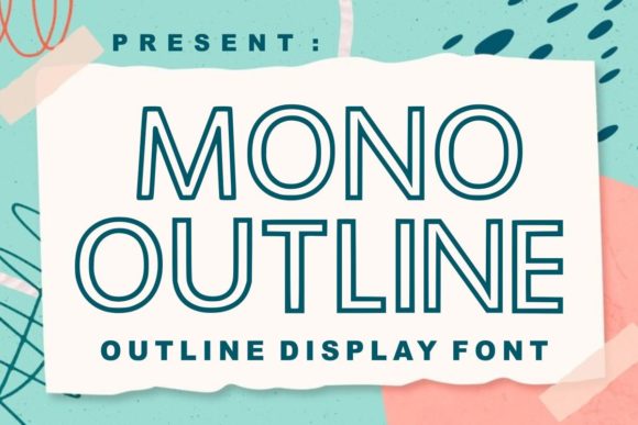 Mono Outline: An Assertive Font for Editorial Personality
