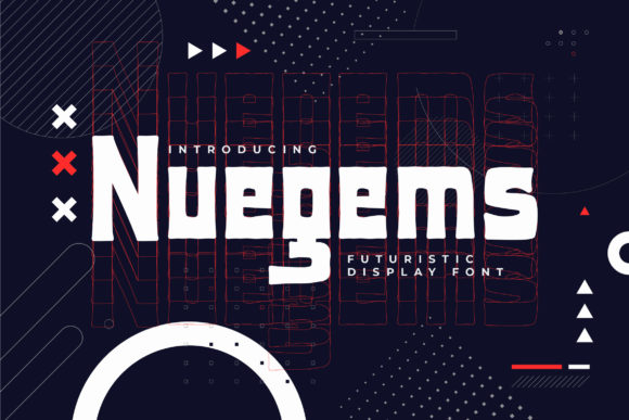 Nuegems: A Bold Display Font for Editorial Mood