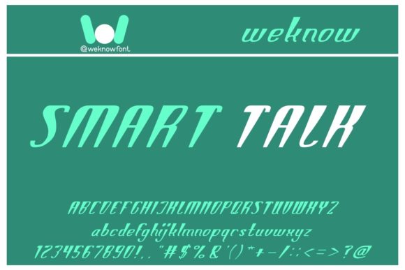 Smart Talk: A Versatile Font for Creative Branding