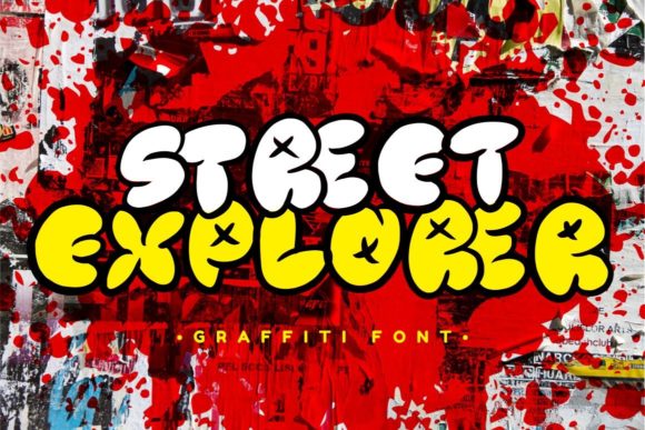 Street Explorer: A Graffiti-Style Font for Bold Craft Projects
