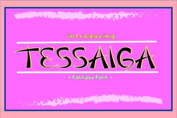 Tessaiga: A Modern Display Font for Creative Web Design