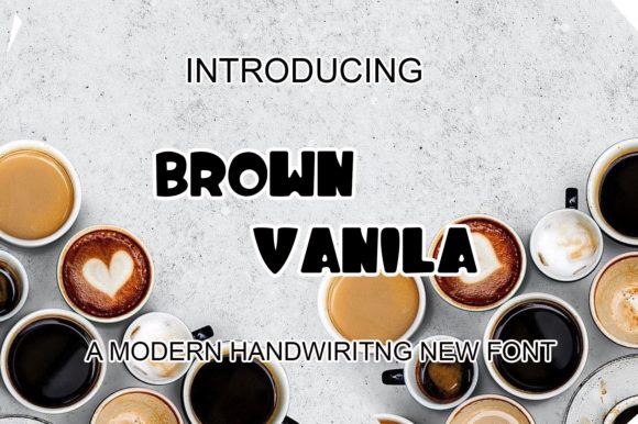 The Editorial Charm of Brown Vanila Font