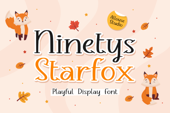 Transform Your Brand with Ninetys Starfox Font