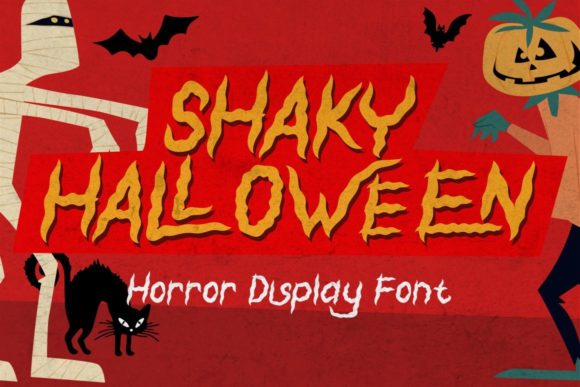 Transform Your Brand with Shaky Halloween Font