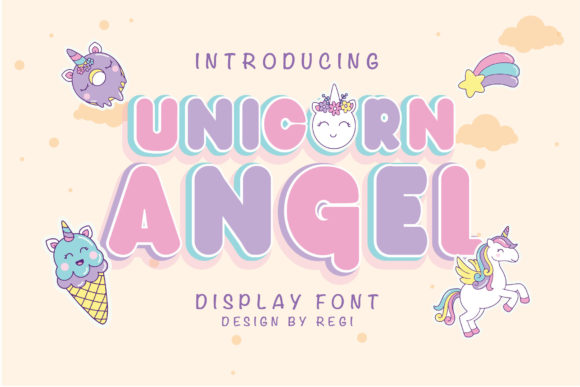 Unicorn Angel: A Charming Display Font for Editorial Design