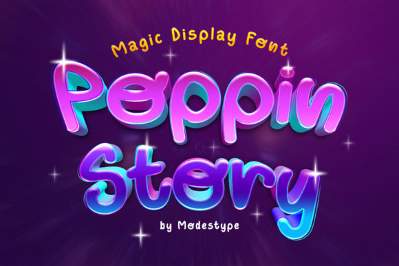 Unlock Visual Magic with Poppin Story Font